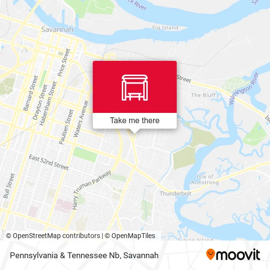 Mapa de Pennsylvania & Tennessee Nb