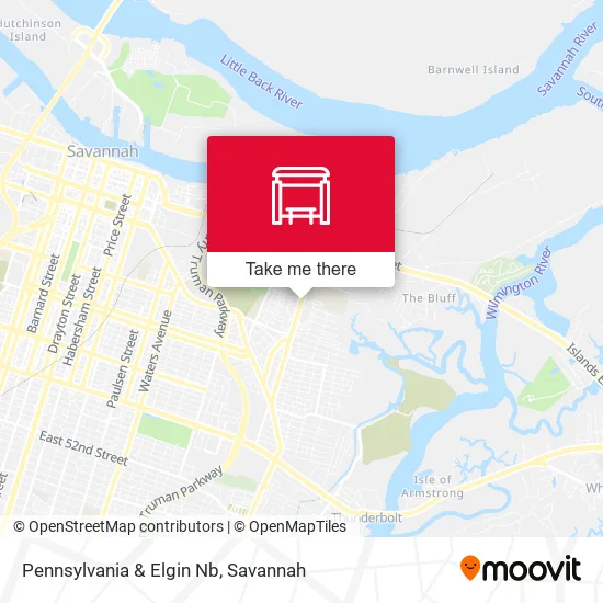 Mapa de Pennsylvania & Elgin Nb
