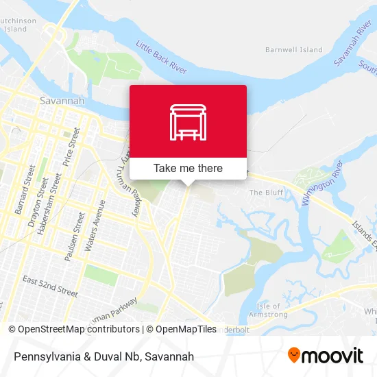 Mapa de Pennsylvania & Duval Nb