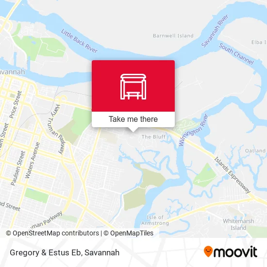 Mapa de Gregory & Estus Eb