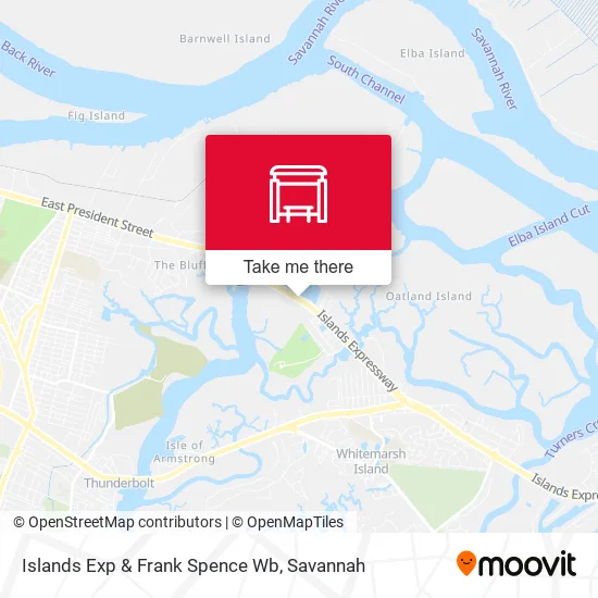 Mapa de Islands Exp & Frank Spence Wb