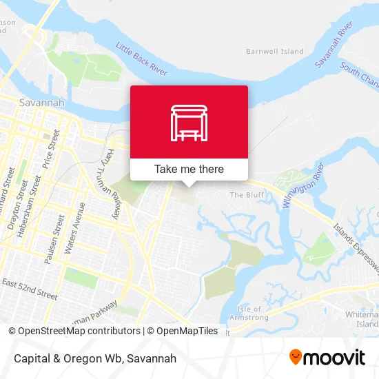 Mapa de Capital & Oregon Wb