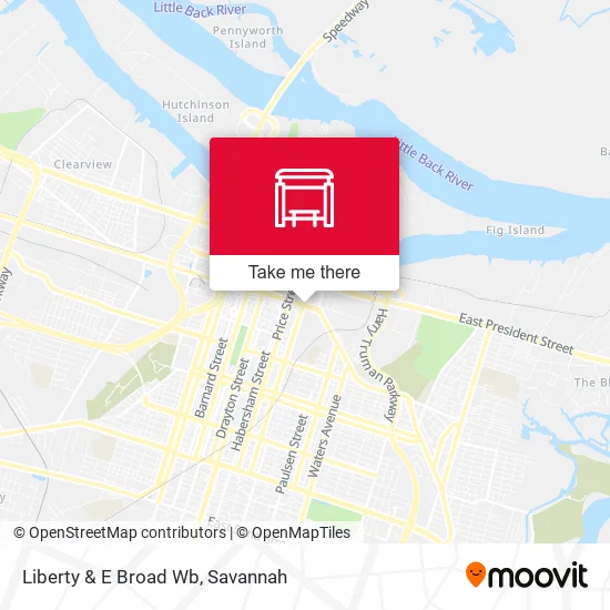 Mapa de Liberty & E Broad Wb