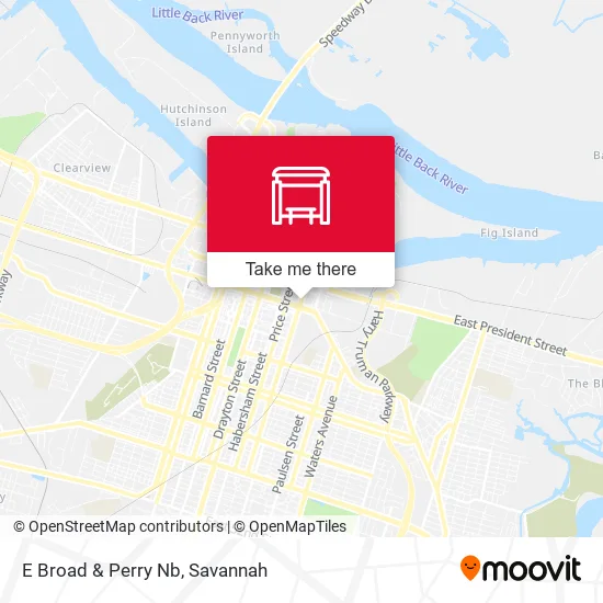 Mapa de E Broad & Perry Nb