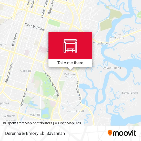 Mapa de Derenne & Emory Eb