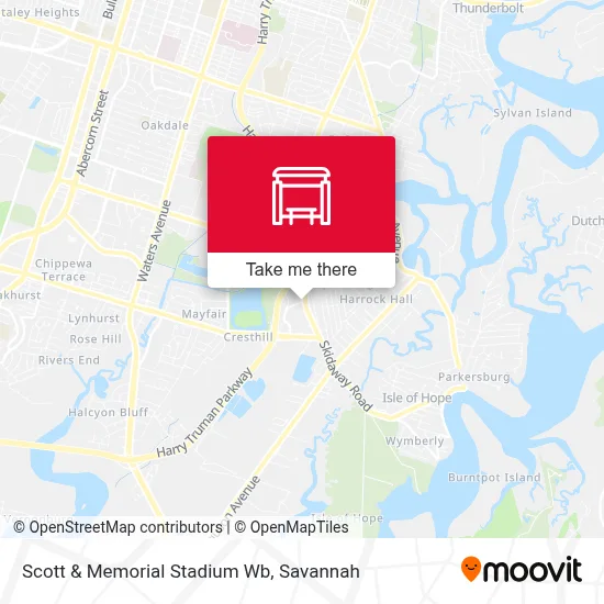 Scott & Memorial Stadium Wb map