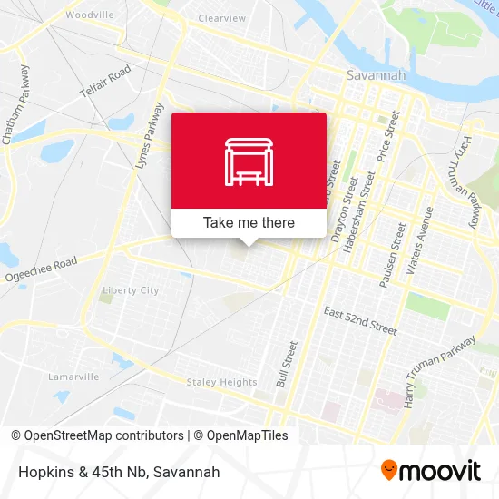 Hopkins & 45th Nb map