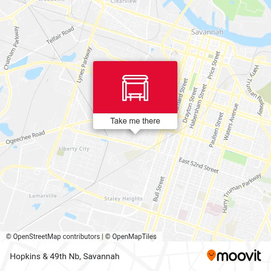 Hopkins & 49th Nb map