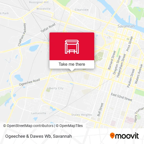 Mapa de Ogeechee & Dawes Wb