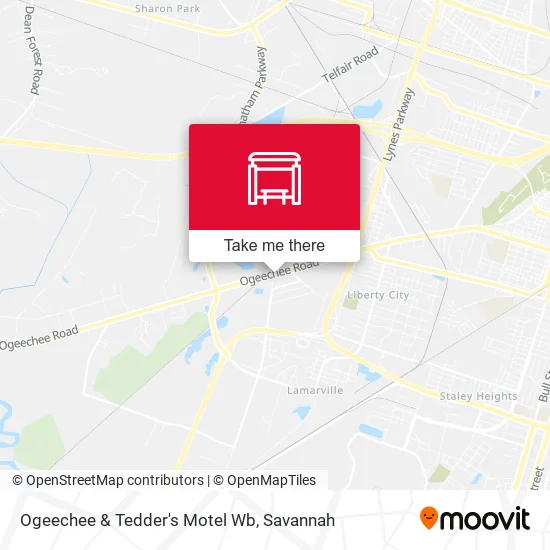 Mapa de Ogeechee & Tedder's Motel Wb