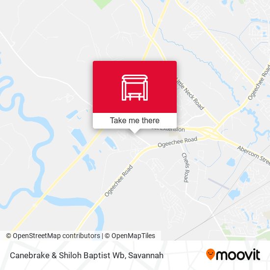 Mapa de Canebrake & Shiloh Baptist Wb
