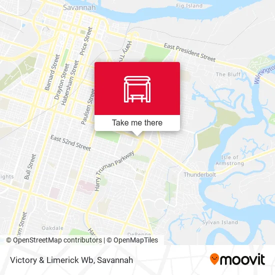 Victory & Limerick Wb map