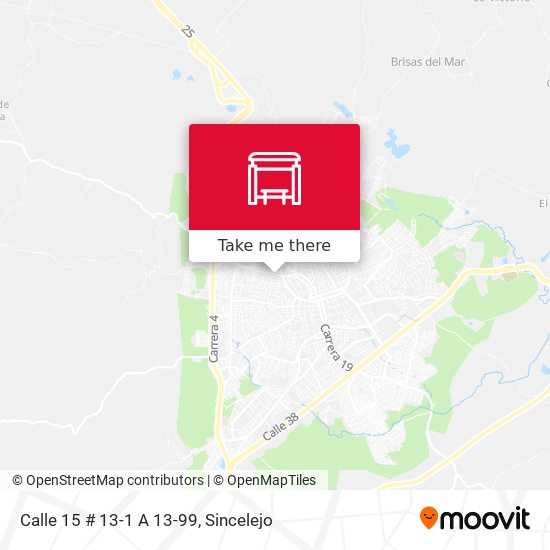 Mapa de Calle 15 # 13-1 A 13-99