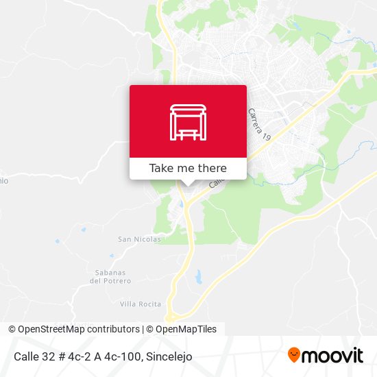 Mapa de Calle 32 # 4c-2 A 4c-100