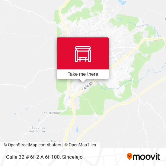 Mapa de Calle 32 # 6f-2 A 6f-100