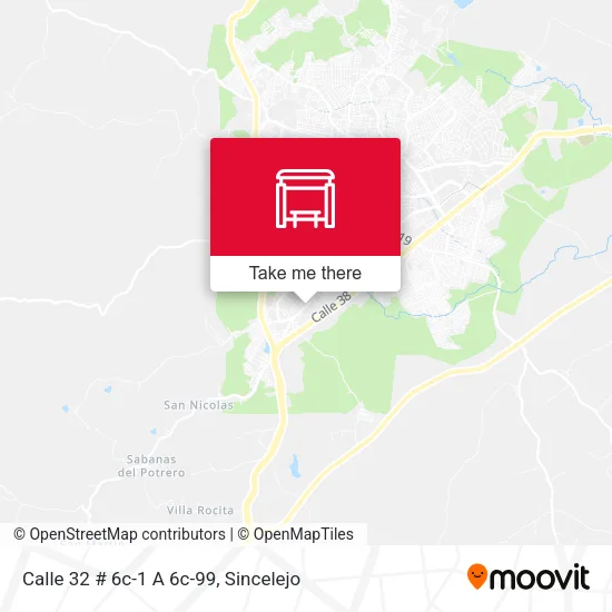 Mapa de Calle 32 # 6c-1 A 6c-99