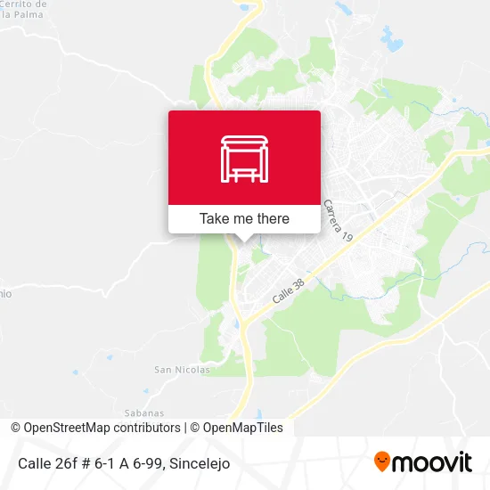 Mapa de Calle 26f # 6-1 A 6-99