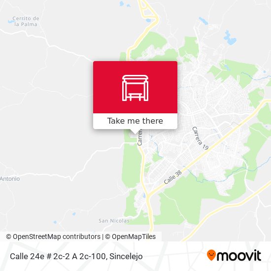 Calle 24e # 2c-2 A 2c-100 map