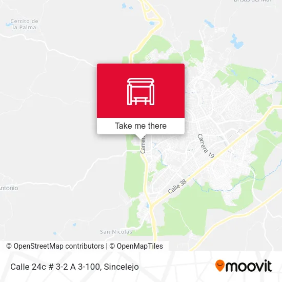 Mapa de Calle 24c # 3-2 A 3-100