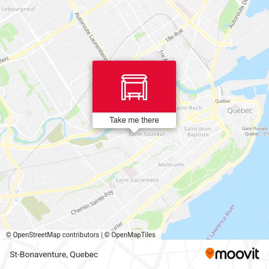 St-Bonaventure map