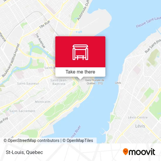 St-Louis map