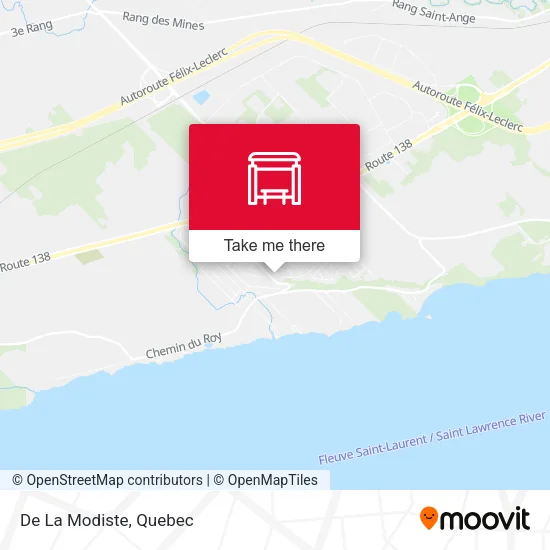 De La Modiste map