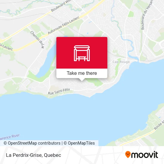 La Perdrix-Grise map