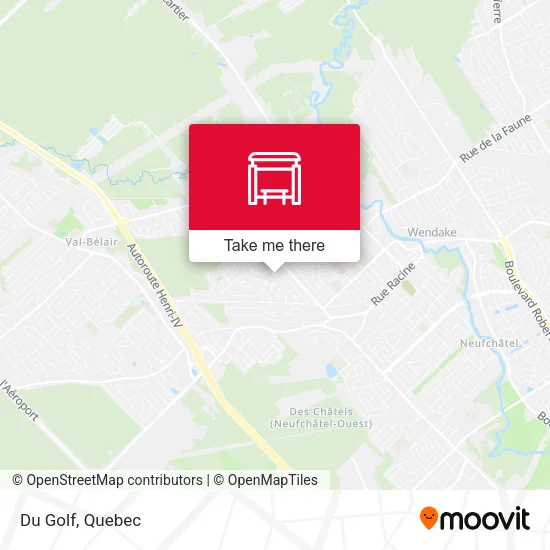 Du Golf map