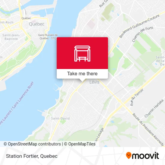 Station Fortier map