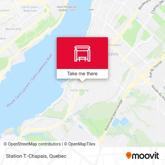 Station T.-Chapais map