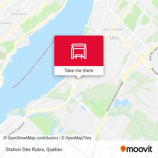 Station Des Rubis map