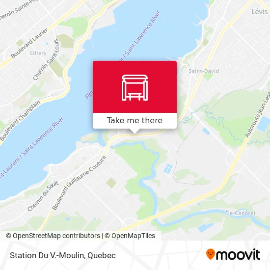 Station Du V.-Moulin map