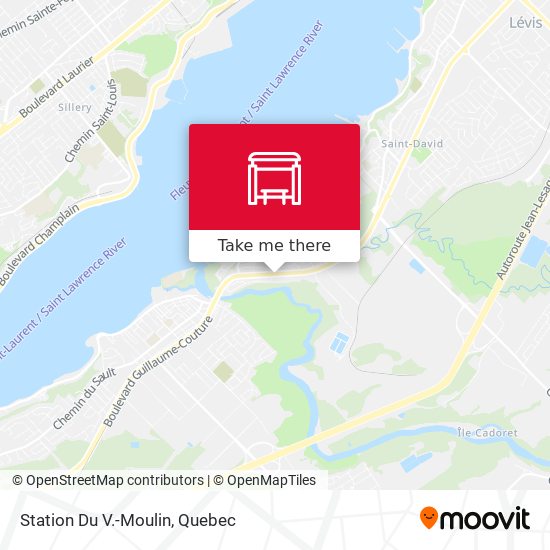 Station Du V.-Moulin map