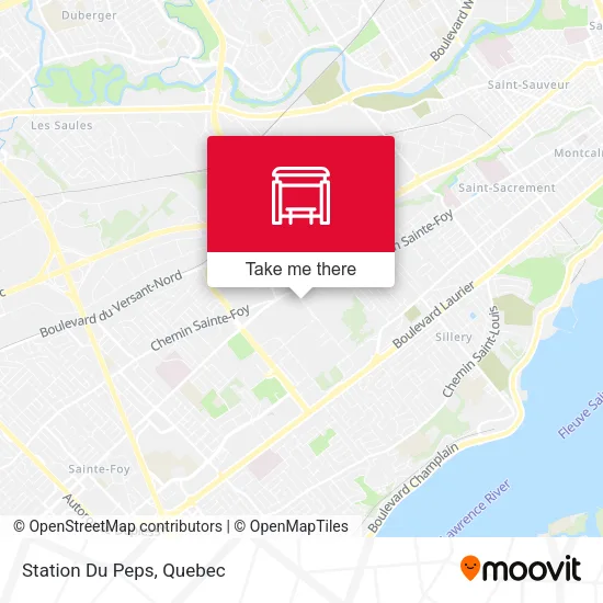 Station Du Peps map