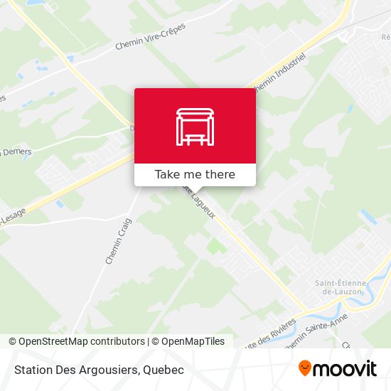 Station Des Argousiers map