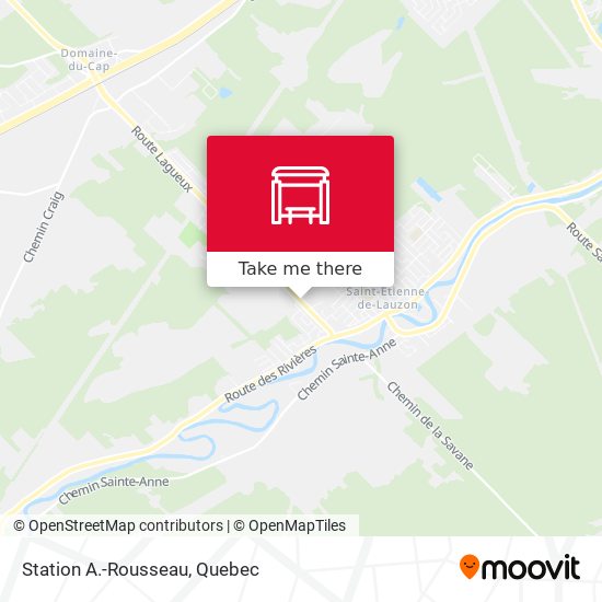 Station A.-Rousseau map