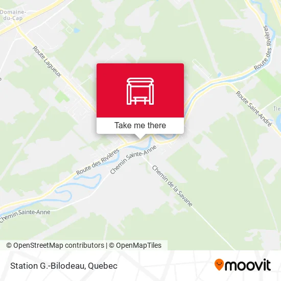 Station G.-Bilodeau map