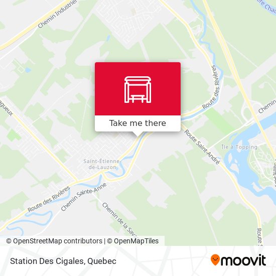 Station Des Cigales map