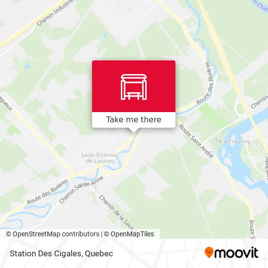 Station Des Cigales map