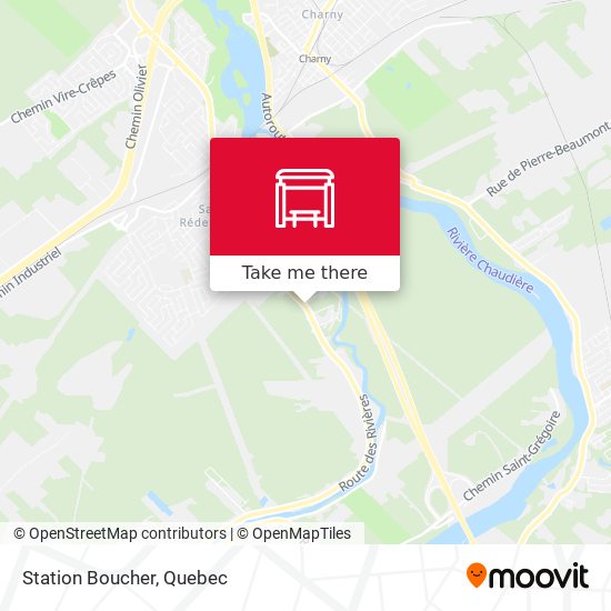 Station Boucher map