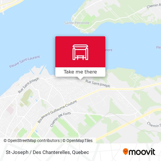 St-Joseph / Des Chanterelles map