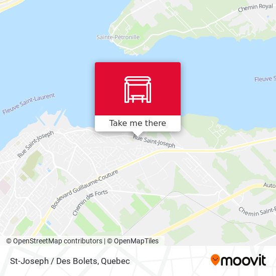 St-Joseph / Des Bolets map
