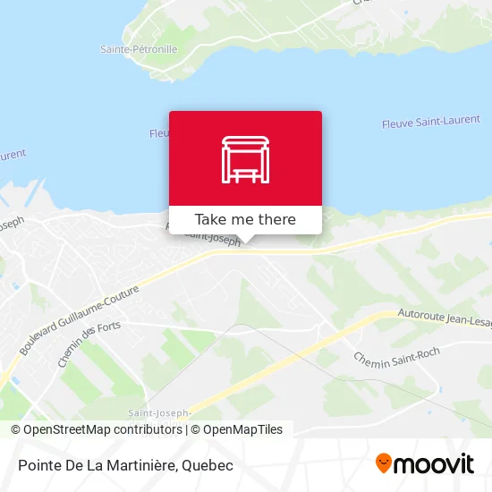 Pointe De La Martinière map