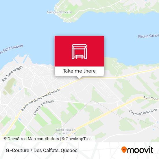 G.-Couture / Des Calfats map