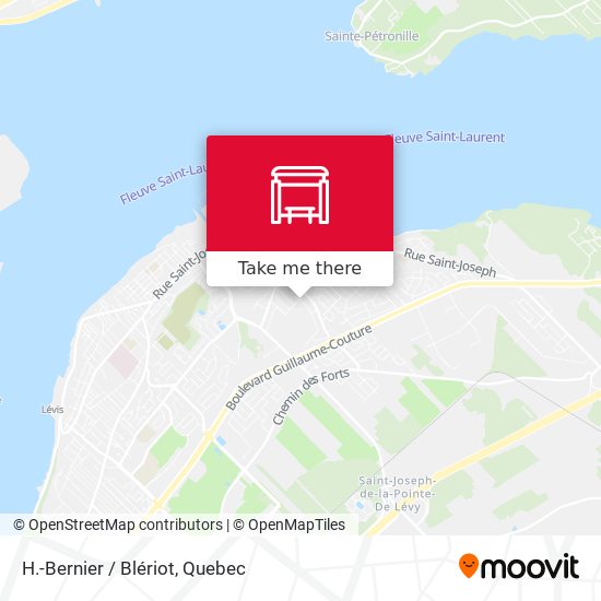 H.-Bernier / Blériot map