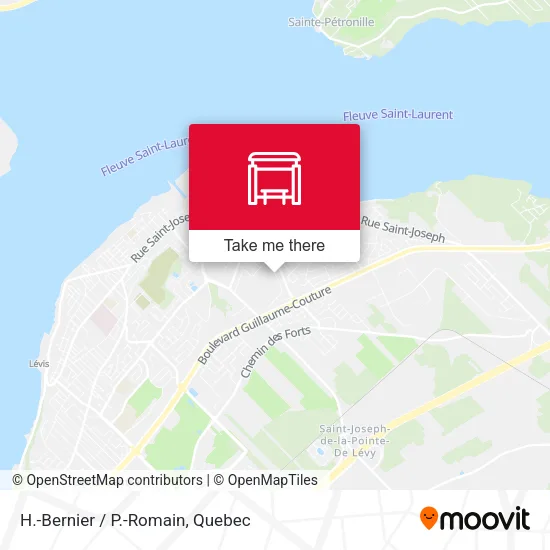 H.-Bernier / P.-Romain map