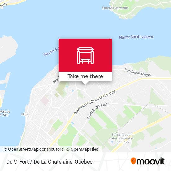 Du V.-Fort / De La Châtelaine map