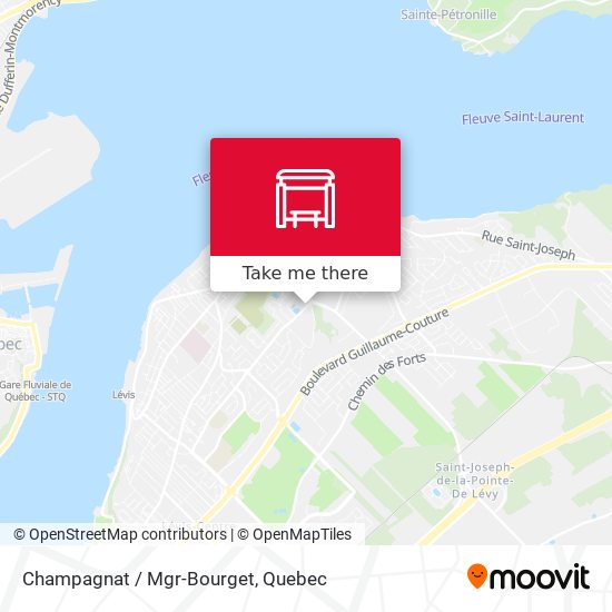 Champagnat / Mgr-Bourget map