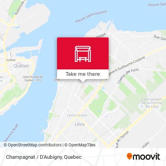 Champagnat / D'Aubigny map