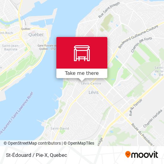 St-Édouard / Pie-X map